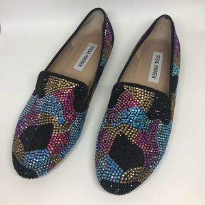 Steve Madden womens jeweled loafers size 7